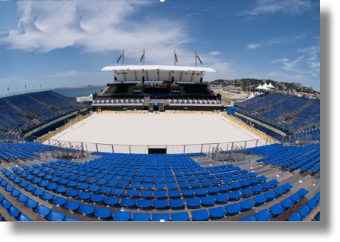 Grandstand for Beach Volley