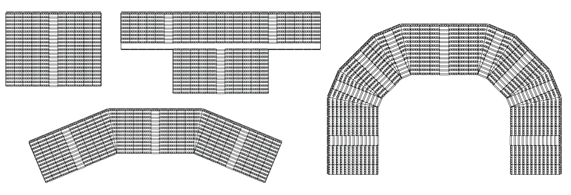 Grandstand Shapes and Layout