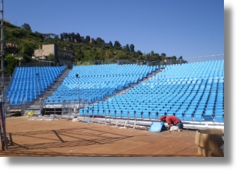 Steel Stadium Seating for Festival / Concert