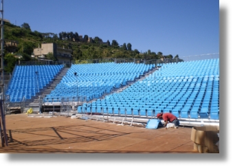 Grandstand for Beach Volley