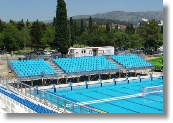 Steel Stadium Seating for Waterpolo