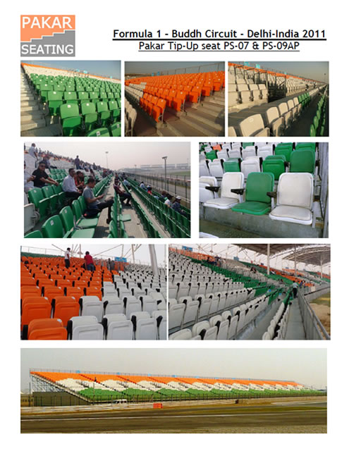 INDIA - Buddh International Circuit - GP F1 - 43,000 seats including 18,000 seats with roof