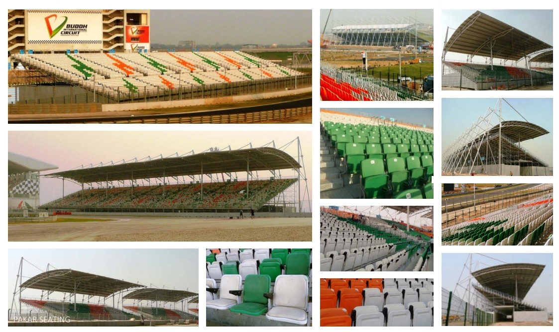INDIA - Buddh International Circuit - GP F1 - 43,000 seats with 18,000 seats covered