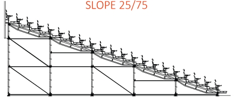 Pakar Seating Grandstand Slope