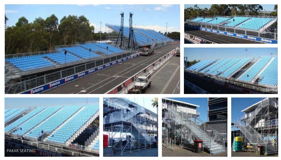 Sydney V8 December 2009 & 2010 Grandstand Tribune Bleacher