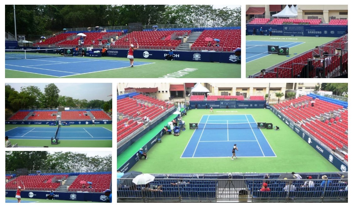 Tennis-WWT - Kuala Lumpur- February 2010 Grandstand Tribunes Bleachers