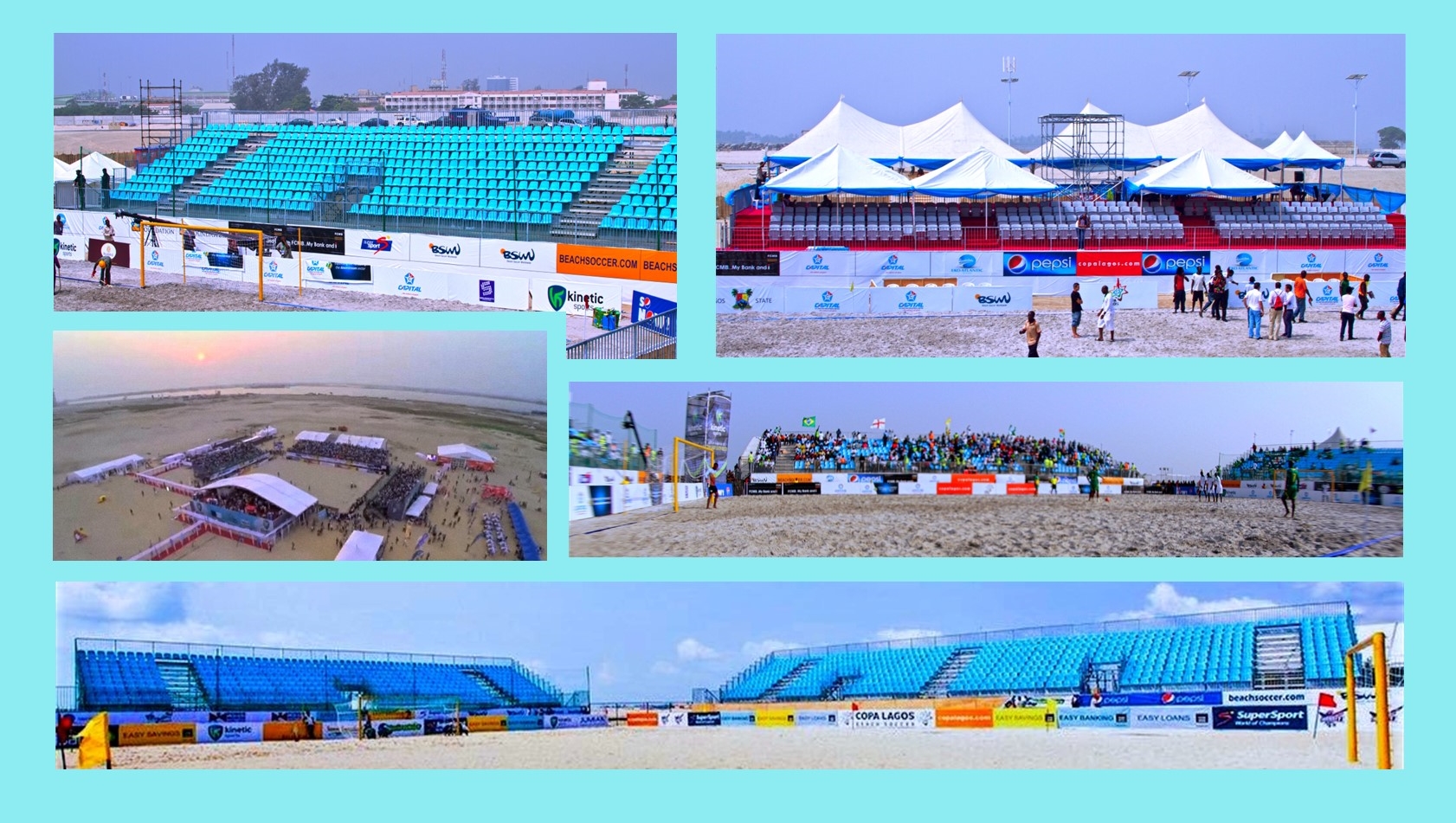 beach soccer Lagos Nigeria 2011 2012_modular stadium